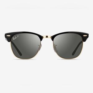 Ray-Ban Clubmaster Classic Polarized sunglasses RB 3016 Mirror Lense Black New